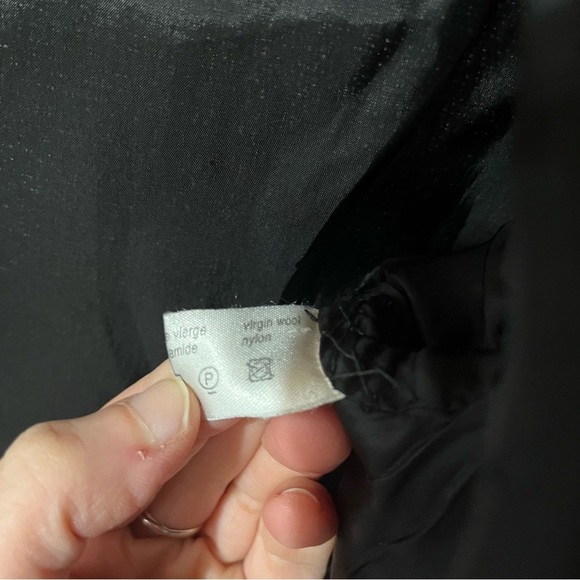 A-K-R-I-S ~ Women’s Tweed Wool Button Down Checkered Blazer with Pockets - Picture 7 of 10